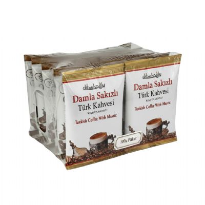 Damla Sakızlı Türk Kahvesi - 100 gr x 10 Adet